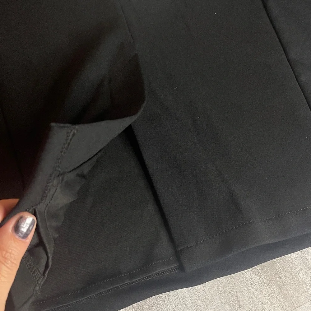 New York & Company Black strapless Dress with Cream Cascading Rosette- NWT- Larg - Picture 9 of 10
